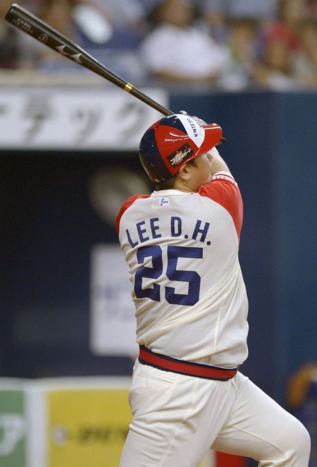 오릭스 시절 이대호. 연합뉴스