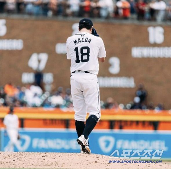 마에다는 LA 다저스에서 세 차례 두 자릿수 승을 올리고도 정착하지 못했다. 미네소타와 디트로이트를 거쳐 시카고 컵스와 뉴욕 양키스 마이너리그에서 던졌다. 사진출처=마에다 겐타 SNS