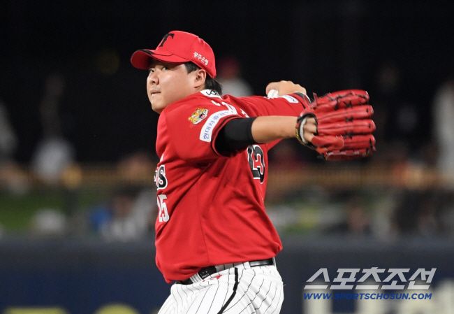 22일 광주 기아챔피언스필드에서 열린 KIA 타이거즈와 LG 트윈스의 경기. LG 한재승이 역투하고 있다. 광주=박재만 기자 pjm@sportschosun.com/2025.08.22/