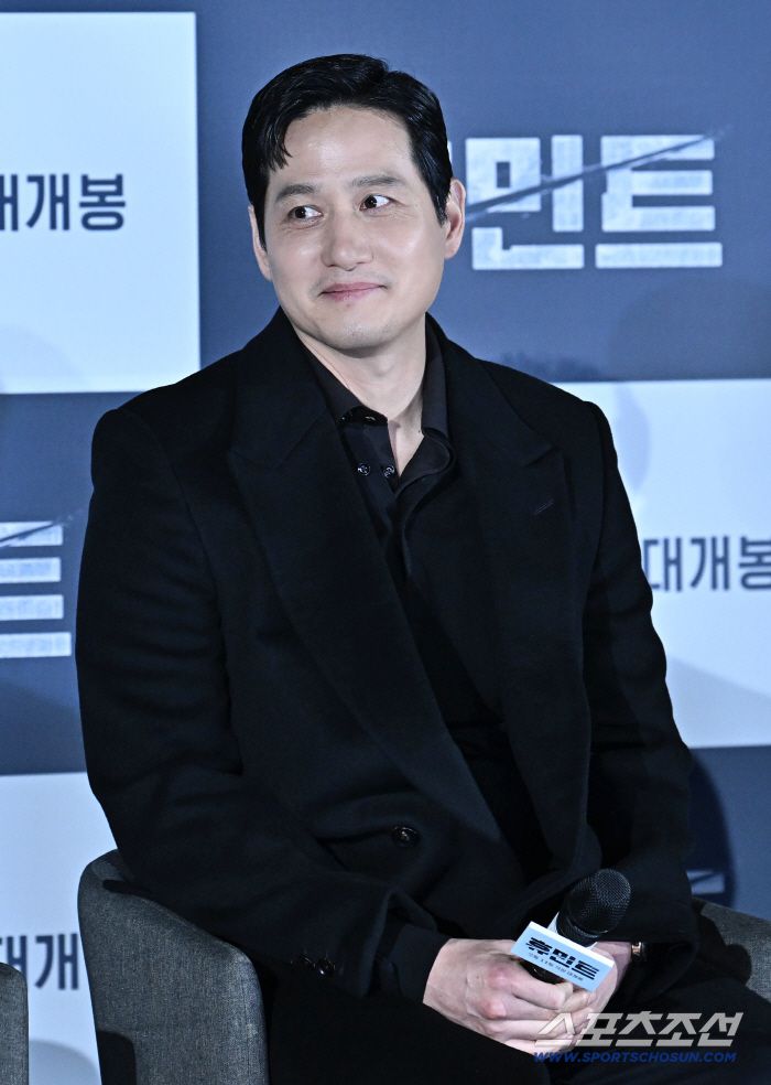 12일 광진구 자양동 롯데시네마에서 영화 '휴민트' 제작보고회가 열렸다. 제작보고회에 참석한 배우 박해준. 자양동=송정헌 기자songs@sportschosun.com/2026.01.12/