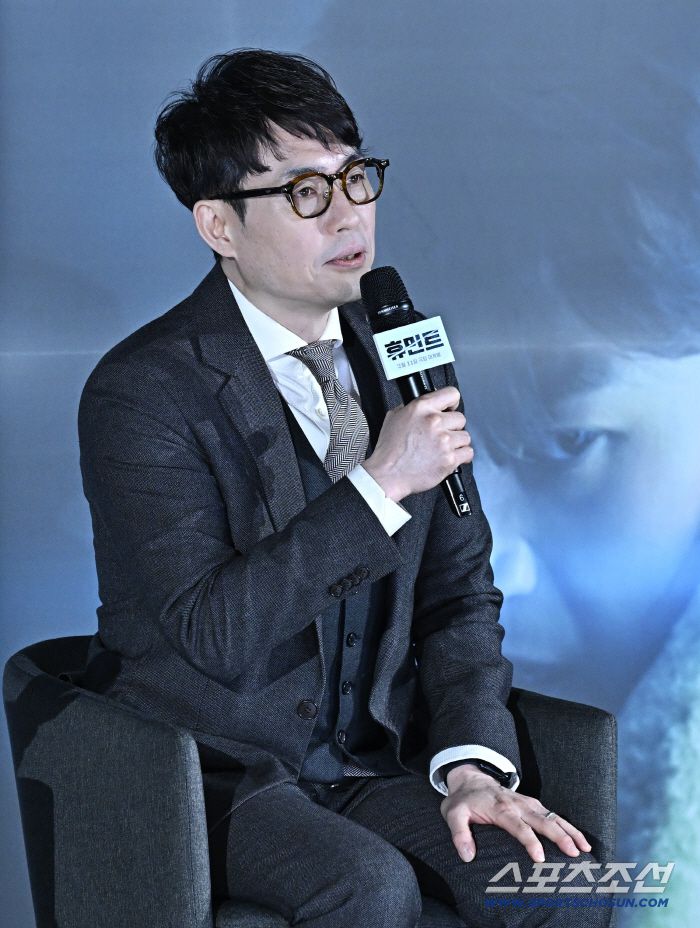 12일 광진구 자양동 롯데시네마에서 영화 '휴민트' 제작보고회가 열렸다. 제작보고회에 참석한 류승완 감독. 자양동=송정헌 기자songs@sportschosun.com/2026.01.12/