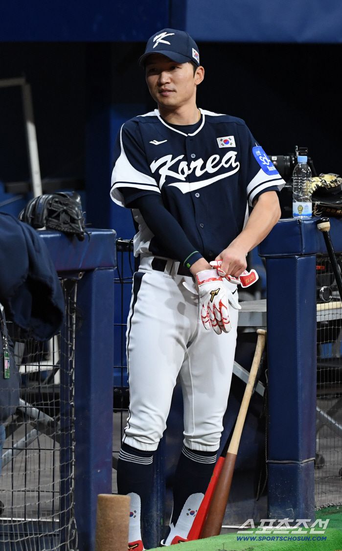 대한민국 야구대표팀이 5일 고척스카이돔에서 훈련을 가졌다. 박해민이 타격 훈련을 하고 있다. 고척=박재만 기자 pjm@sportschosun.com/2025.11.05/