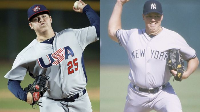 웨더스 부자. 오른쪽이 아버지 데이비드, 왼쪽 아들 라이언이다. 사진=MLB.com