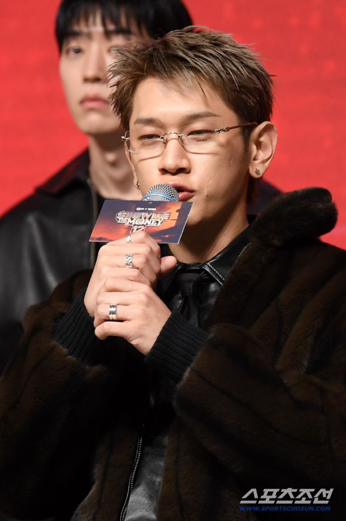 Mnet '쇼미더머니12' 제작발표회가 15일 서울 강남구 논현동 엘리에나 호텔에서 열렸다. 크러쉬가 인터뷰를 하고 있다. 논현동=박재만 기자 pjm@sportschosun.com/2026.01.15/