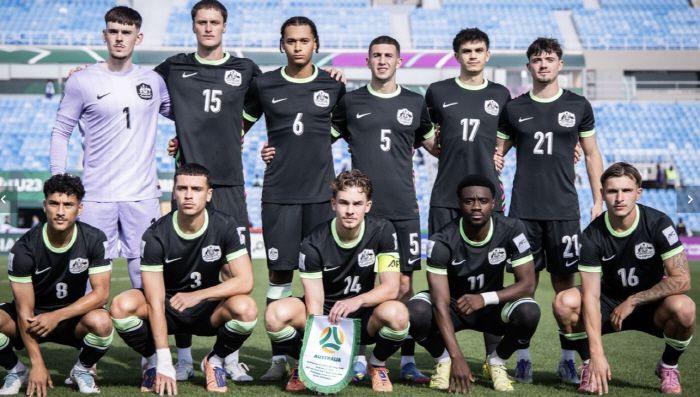 호주 대표팀  캡처=아시아축구연맹 홈페이지