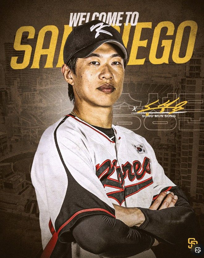 송성문. 사진=샌디에이고 파드리스 구단 X 계정