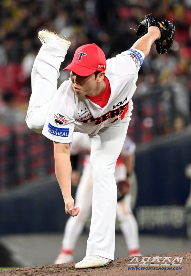 14일 광주KIA챔피언스필드에서 열린 롯데와 KIA의 경기, KIA 김건국이 역투하고 있다. 광주=허상욱 기자wook@sportschosun.com/2025.05.14/