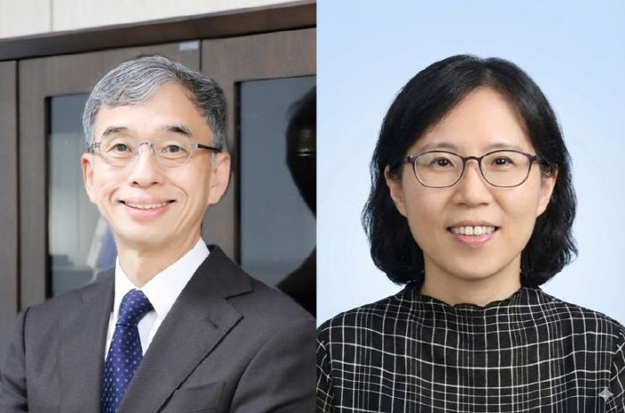 정연준 교수(왼쪽)와 박지연 교수