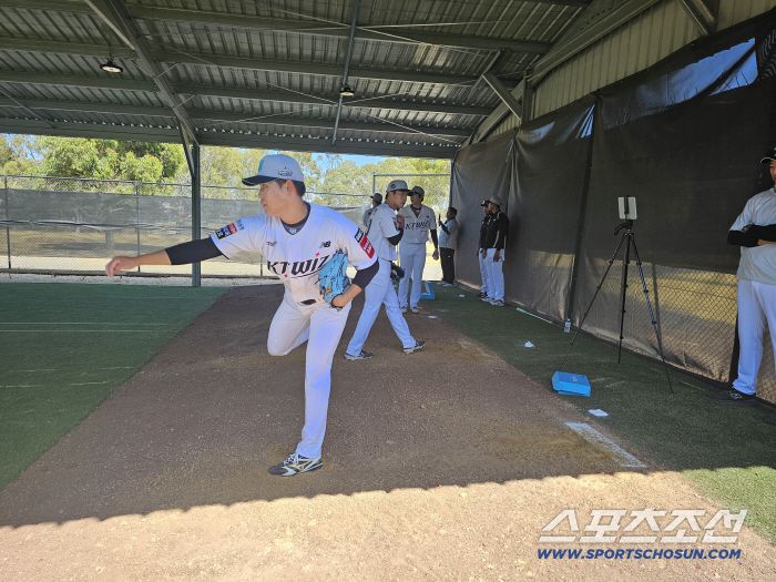 질롱 KT 스프링캠프 불펜. 김영록 기자