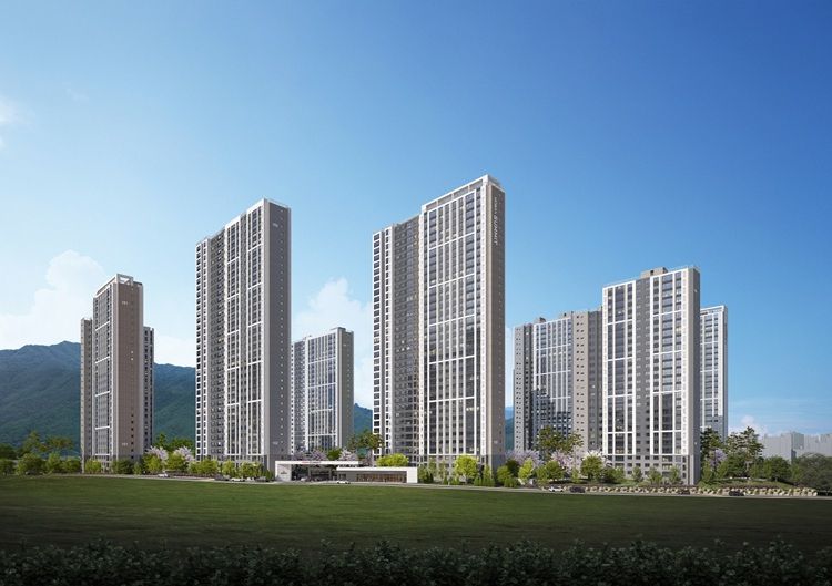 경산 상방공원 호반써밋 1단지 조감도 [사진=호반건설]