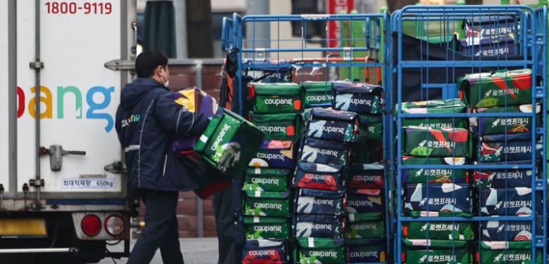 서울 시내 한 쿠팡물류센터[사진=뉴스1]