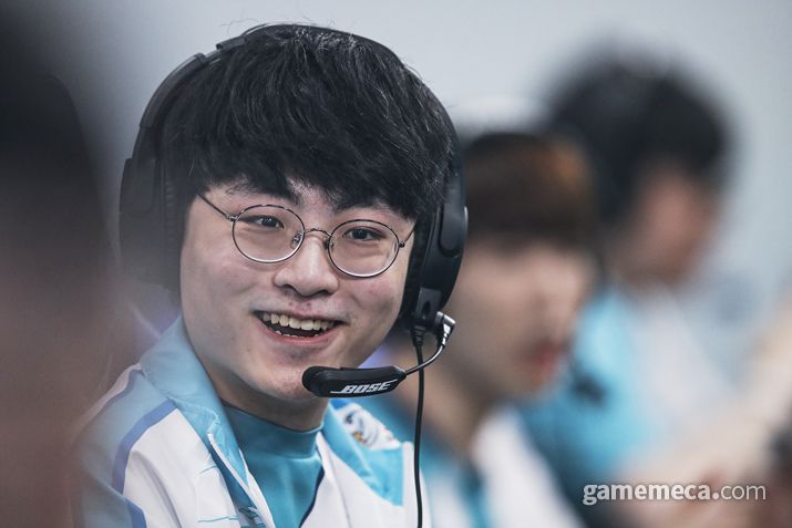 ▲ 웃고 있는 '쇼메이커' 허수 (사진제공: 라이엇게임즈)