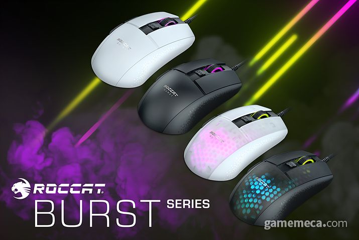 ▲ 국내에 상륙하는 로캣 새 마우스 '버스트' 시리즈 (사진제공: 로캣)