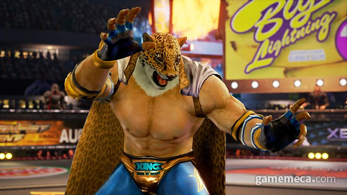 ▲ 실전에선 금지된 살인기술들을 마구 쓰시는 '인격자' 킹 (사진출처: 철권 7 공식 홈페이지)