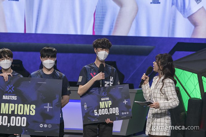 ▲ MVP를 차지한 '알비' 구상민 (사진제공: 라이엇게임즈)