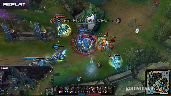 ▲ 젠지는 노련했으나 담원은 훨씬 냉정했다 (사진출처: LCK 공식 중계방송 갈무리)