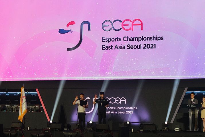 ▲ 유진룡 대회 조직위원장의 개회선언과 함께 개막식이 마무리됐다 (사진: 게임메카 촬영)