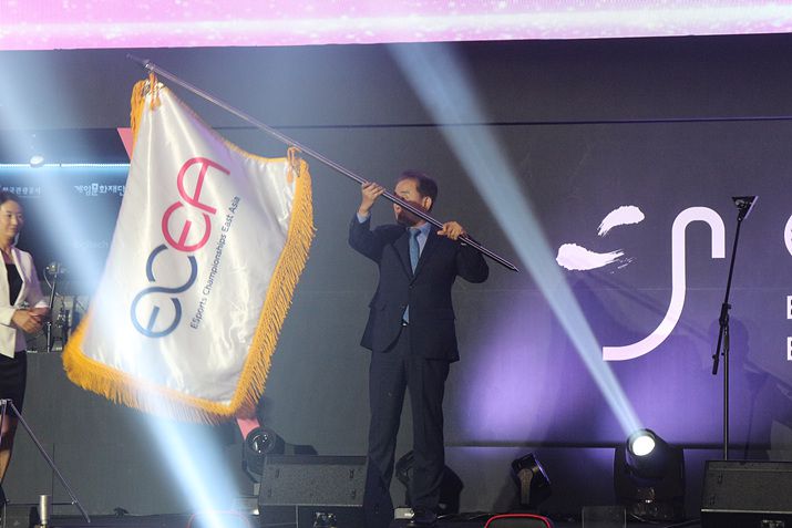 ▲ 차분히 경기를 준비하고 있는 선수들 (사진: 게임메카 촬영)