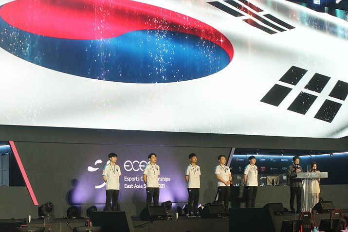 ▲ 이지훈 총 감독이 이끄는 대한민국 대표팀은 각 종목 5명의 코치와 총 34명의 선수가 참가한다 (사진: 게임메카 촬영)