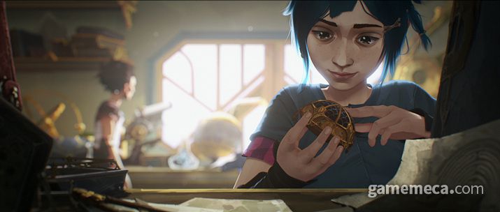 ▲ 징크스의 손에서 발생하는 작은 사건이 전체 줄거리의 단초가 된다 (사진제공: 라이엇게임즈)