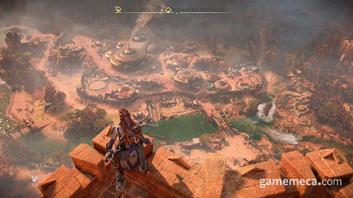 ▲ 절경을 자랑하는 호라이즌 포비든 웨스트 (사진: 게임메카 촬영)