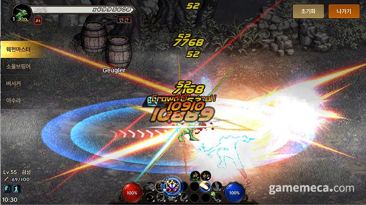 ▲ PC 환경의 손맛은 정말 짜릿했다 (사진: 게임메카 촬영)