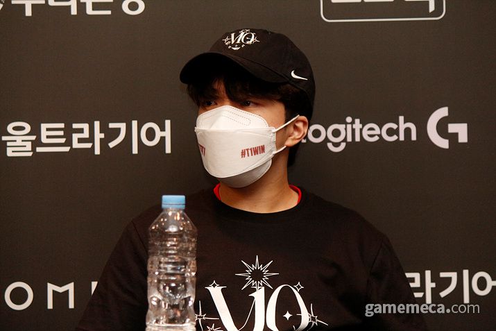 ▲ 뜨거운 눈물을 보여준 '케리아' 류민석 (사진: 게임메카 촬영)