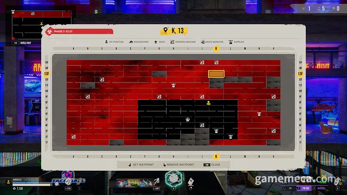 ▲ 서서히 조여오는 자기장과 차이가 있다면, 이곳의 위험구역은 경고 동시에 가스가 분출된다 (사진: 게임메카 촬영)