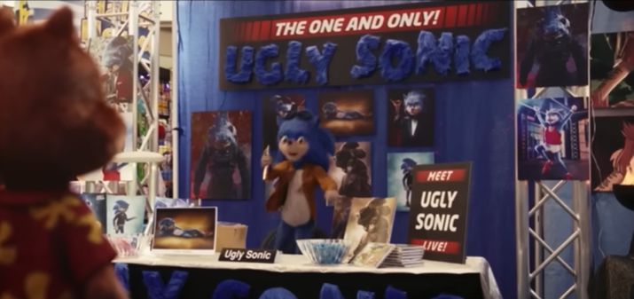▲ 어글리 소닉 (사진출처: 디즈니 플러스 영상 갈무리)