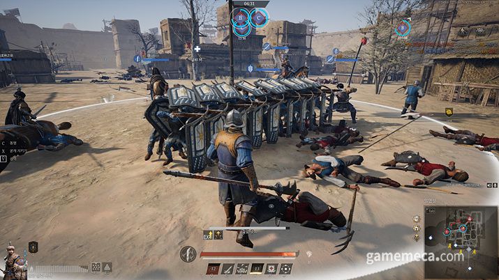 ▲ 부대 전술을 통해 거점도 편하게 수성할 수 있다 (사진: 게임메카 촬영)