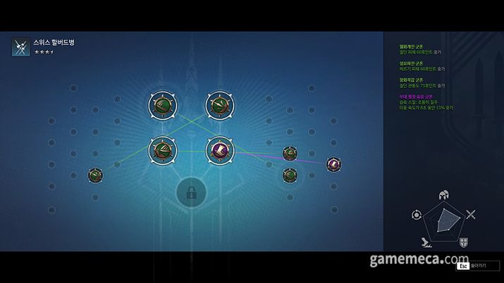 ▲ 군혼으로 병사들의 특성을 강화할 수 있다 (사진: 게임메카 촬영)