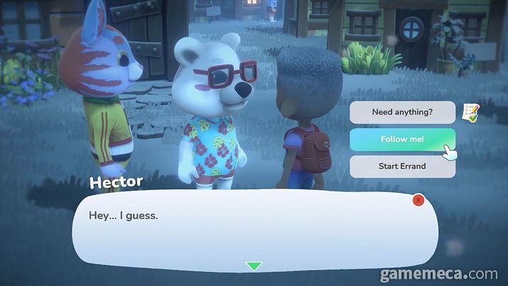 ▲ 다양한 동물주민들과 커뮤니케이션 (사진출처: 트레일러 영상 갈무리)