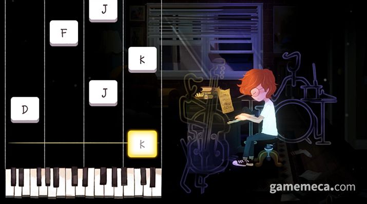 ▲ 주인공은 재즈 피아니스트로서 크게 실패하고