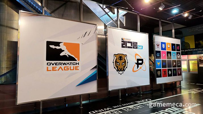 ▲ 오버워치 리그룹 데이 포토월 (사진제공: 블리자드)