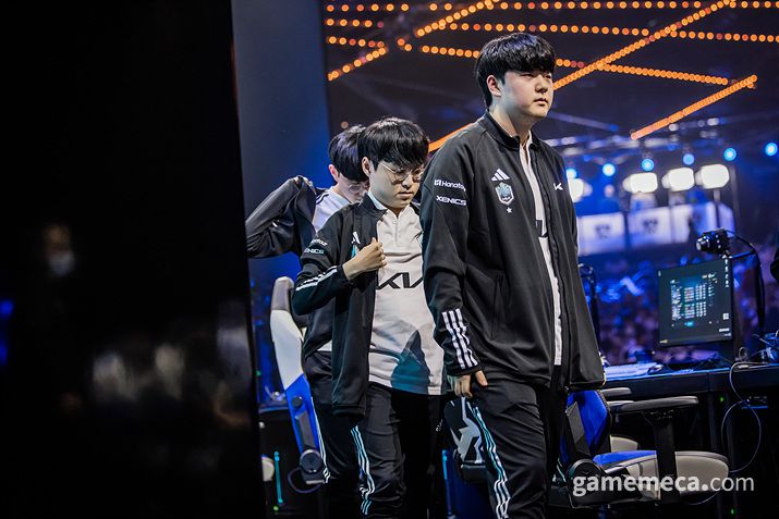 ▲ 감동적인 미라클 런을 보여주고 있는 DRX (사진제공: 라이엇게임즈)