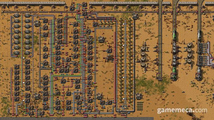 ▲ 오직 자동화, 자동화 (사진출처: 팩토리오 스팀 상점 페이지)