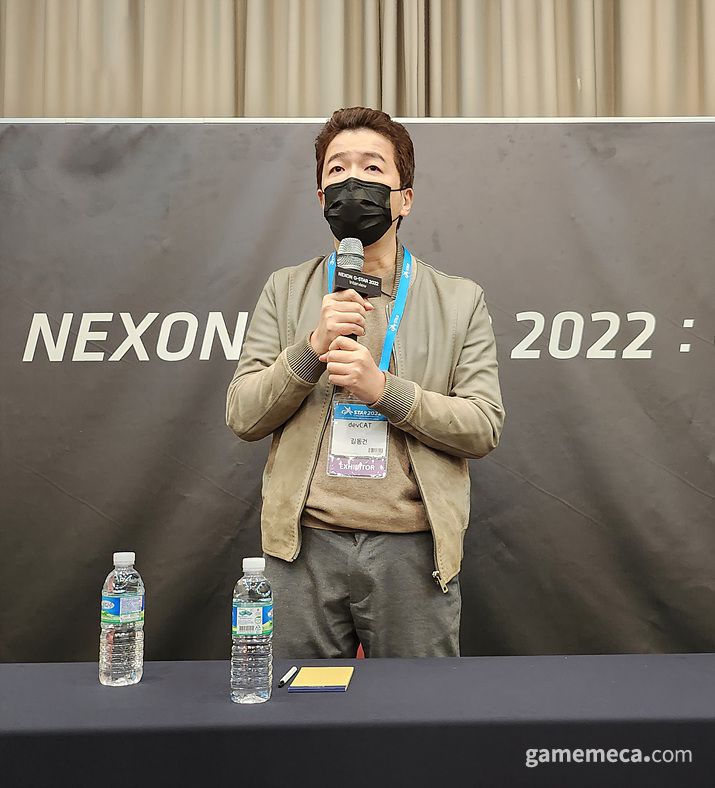 ▲ 데브캣 김동건 대표 (사진: 게임메카 촬영)