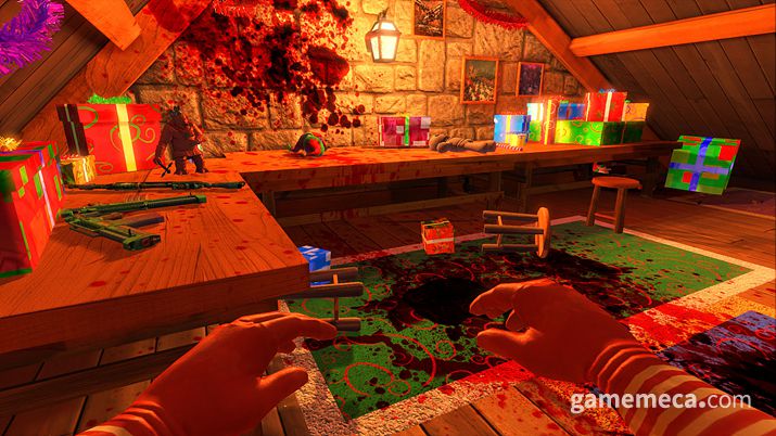 ▲ 대체 이 곳에선 무슨 일이 벌어진 것일까..? (사진출처: 비세라 클린업 디테일 산타스 램페이지 스팀 상점 페이지)