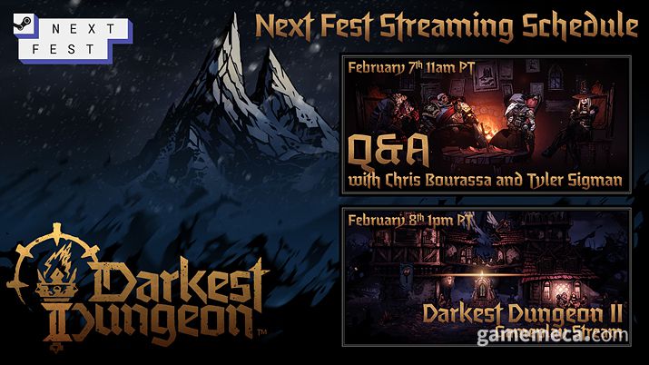 ▲ 다키스트 던전 2 스팀 넥스트 페스트 행사 (사진출처: 다키스트 던전 공식 트위터)