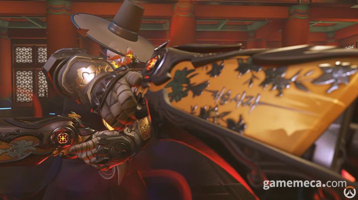 ▲ 2월에는 수상할 정도로 한조를 닮은 큐피드가 등장하는 발렌타인 이벤트가 진행된다 (사진출처: 오버워치 2 시즌 3 소개 영상 갈무리)