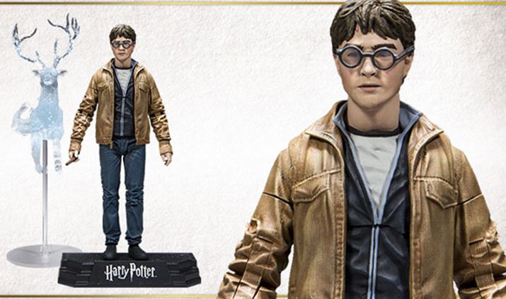 ▲ 가장 성장한 모습인 7학년 '죽음의 성물' 버전을 기준으로 제작된 해리. 서양 피규어 특유의 조형과 맞물려 갑자기 청년을 넘어 아저씨가 되어버린 듯한 모습이다 (사진출처: AMIAMI 홈페이지)