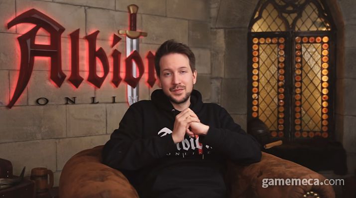 ▲ 로빈 헹키스 디렉터 (사진출처: 알비온 온라인 로드맵 발표 영상 갈무리)