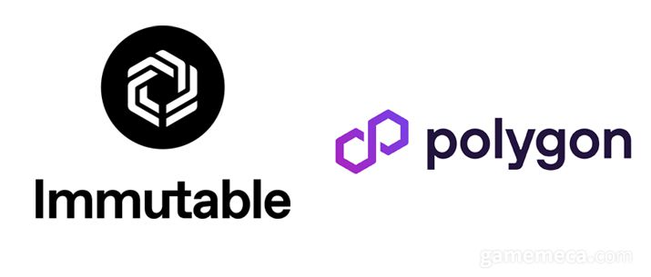 ▲ 이뮤터블(좌)와 폴리곤(우) BI (사진출처: 이뮤터블/폴리곤 랩스 공식 홈페이지)