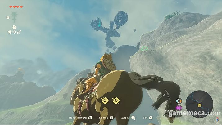 ▲ 모험심을 부추기는 하늘섬 (사진출처: 한국닌텐도 공식 채널 영상 갈무리)