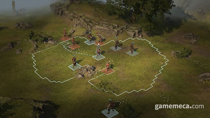 ▲ 턴제 택틱스에 교착상태를 더한 전투 시스템 (사진출처: 스팀 상점 페이지)