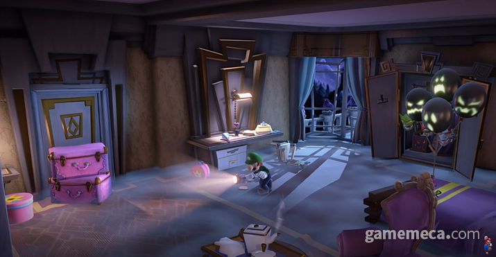 ▲ 루이지의 매력을 듬뿍 담았다 (사진출처: 루이지 맨션 3 공식 유튜브 영상 갈무리)