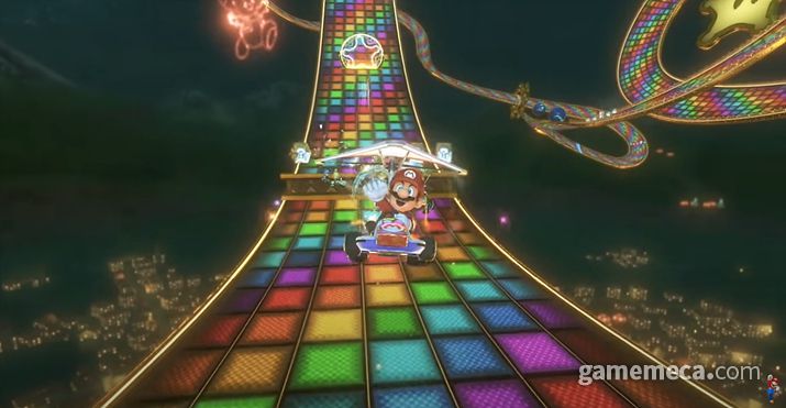 ▲ 영화에서도 등장한 마리오 카트 (사진출처: 마리오 카트 8 디럭스 공식 유튜브 영상 갈무리)