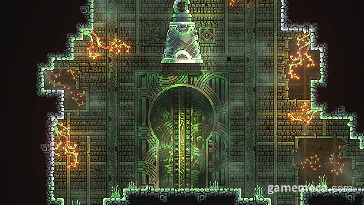 ▲ 암울한 세계관과는 달리 유적은 신비롭고 고요하다 (사진출처: 그래비티 캐슬 공식 트위터)