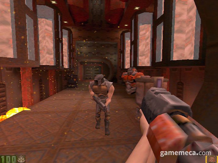 ▲ 1997년에 출시된 퀘이크 2 스크린샷 (사진출처: 스팀 공식 페이지);