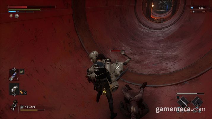 ▲ 성취감을 제공하는 또다른 콘텐츠로는 보스의 에르고로만 구입할 수 있는 독특한 무기들이 있다 (사진: 게임메카 촬영)